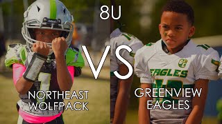 GREENVIEW EAGLES VS NORTHEAST WOLFPACK  8U  NORTHEASTWOLFPACK GREENVIEWEAGLES 8UFOOTBALL [upl. by Argella]