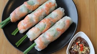 Fresh Spring Rolls  Morgane Recipes [upl. by Steele]