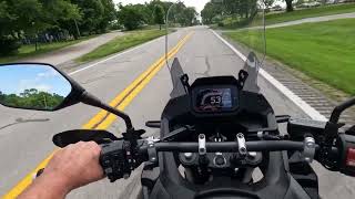 Honda Transalp 750 MCCruise Cruise Control [upl. by Idurt]