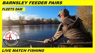 LIVE MATCH FISHING  BARNSLEY WINTER PAIRS  FLEETS DAM [upl. by Nnairrek139]