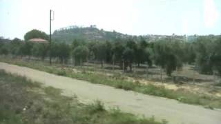 Train Journey from Olympia to Katakolon Greece July 2009 [upl. by Sontag]