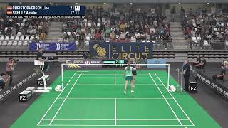 Match point  Line Christophersen vs Amalie Schulz  WS Final  Nantes Int 2024 [upl. by Artim10]