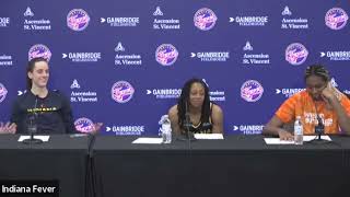 Indiana Fever postgame presser after their 9183 win over the Chicago Sky [upl. by Susana]