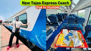 New Tejas Express VISTADOM coach Journey  paisa vasool journey Khana hi Khana  Konkan Railway [upl. by Nnagrom]