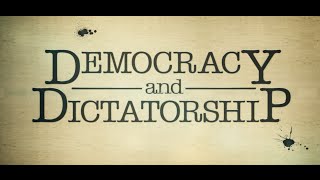 Distinguish between Democracy and Dictatorship Democracy Dictators [upl. by Emmie]