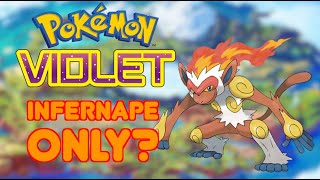 Can I Beat Pokemon Violet with Infernape Only [upl. by Barcroft841]