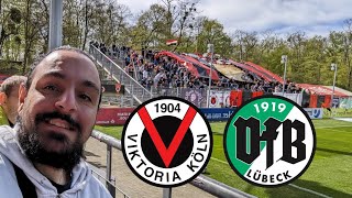 Steigt VFB Lübeck Ab   Viktoria Köln  VFB Lübeck  Stadion vlog  Burodelero [upl. by Cut121]