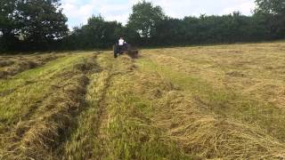 Fordson e27n 2015 haymaking [upl. by Chita]