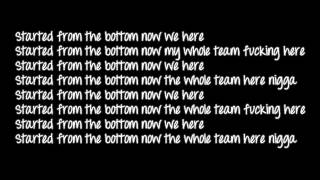 Drake  Started From The Bottom Lyrics [upl. by Grimbald232]