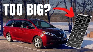 Unleashing Solar Energy BougeRV Solar Panel for My Minivan Camper [upl. by Nogas934]