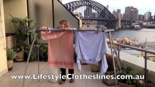 Mara Scotton Hills Portable 170 Clothesline Testimonial [upl. by Cybill204]