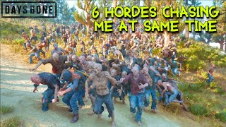 Running With 6 Hordes Across Highway 97  DAYS GONE PC [upl. by Radborne]