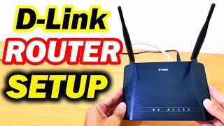 DLink Router Setup and Full Configuration [upl. by Loleta]