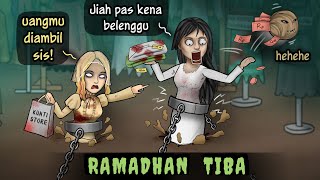 PASAR SETAN MENJELANG RAMADHAN  Uang Pada Hilang HORORKOMEDI Kartun Lucu  Animasi Kartun Hantu [upl. by Stedman]