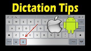 Voice Dictation 101 For Android amp iOS  Capitalizing And Starting A New Line [upl. by Darnell552]