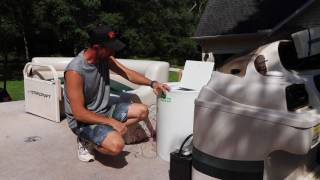 Striper Bait Tank Setup amp How to get bait at self serve bait dealer [upl. by Blanch]