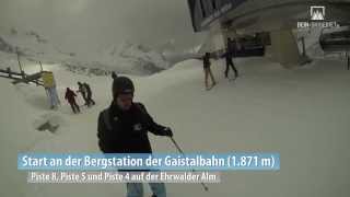 GaistalAbfahrt HochfeldernAbfahrt und FeldernangerAbfahrt auf der Ehrwalder Alm [upl. by Devy29]