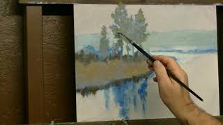 Tonalism painting technique the concept with Boris Huguenel11 [upl. by Navy181]