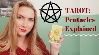 PENTACLES EXPLAINED What is the meaning of the Pentacle suit [upl. by Llednil11]