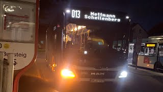 VIDEO Mitfahrt im KOM 9183 der Firma Anthom BusbetriebPink Bus Services GmbH [upl. by Aerbma185]