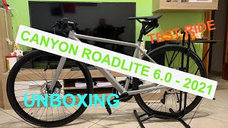 Unboxing and Testing  New Canyon Roadlite 6  2021 [upl. by Guthry]