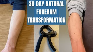 Do Grip Strengtheners Actually Work  30 DAY FOREARM TRANSFORMATION [upl. by Yclek704]