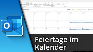 Feiertage in Outlook anzeigen  Outlook Feiertage eintragen ✅ Tutorial [upl. by Adnirb]