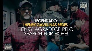 Legendado Cavill Nas Redes Henry Cavill agradece pelo Search of Hope [upl. by Amado]