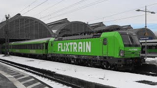 Karlsruhe Hbf FLIXTRAIN mit Flixtrain Vectron 193 943➡️Berlin [upl. by Leyla]