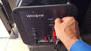 VELODYNE SPL8BGII 1000W Subwoofer Demo Sound [upl. by Legnalos]