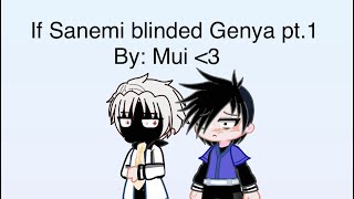 If Sanemi blinded Genya pt1 The beginning of the situation sanemi gacha genya Mui [upl. by Cianca]