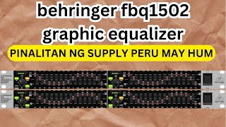 BEHRINGER fbq1502 equalizerno power how to repair [upl. by Calen]