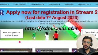 How To Register For NIOS Exam Full Details StepByStep Procedure  Documents Required for NIOS [upl. by Atile]