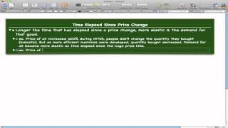 Microeconomics  51 Time Elapsed since Price Change [upl. by Sharp]