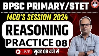 BPSC TRE 40  STET REASONING PRACTICE 08 By Chandra Institute  bpsc reasoning practice class [upl. by Reinertson177]