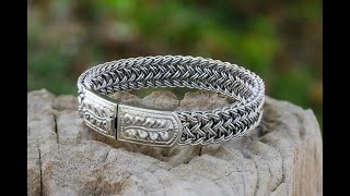 How is it made The Making of a Hill Tribe Silver Bracelet [upl. by Dennard206]