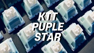 CYCLE7 KTT PURPLE STAR Linear Switch Typing Sound [upl. by Yaya765]