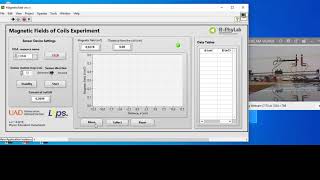 Helmholtz coils experiment [upl. by Yllod]