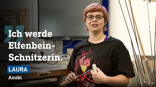 Einzige Schule in Europa die das Schnitzen von MammutElfenbein lehrt  hessenschau [upl. by Litch]