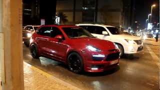 Hamann Porsche Cayenne Turbo acceleration [upl. by Orbadiah237]