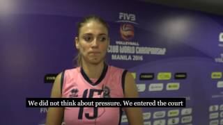 Jovana Stevanovic happy with win over Rexona Sesc Rio [upl. by Laundes]