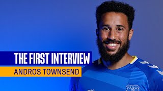 ANDROS TOWNSEND SIGNS FOR EVERTON  FIRST INTERVIEW WITH NEW BLUES WINGER [upl. by Lananna]