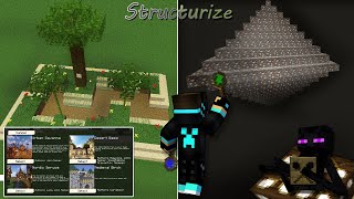 Minecraft Structurize Weltenkonfiguration und Blueprints Tutorial german 1192 [upl. by Monney282]