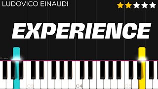 Ludovico Einaudi  Experience  EASY Piano Tutorial [upl. by Melita]