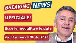 Perché penso che lEsame di Stato 2023 si svolgerà come Prova Orale Unica da Remoto [upl. by Suzanna]