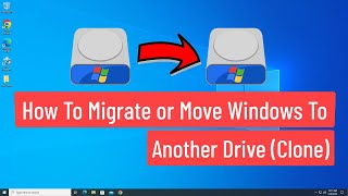 How to Migrate or Move Windows to Another DriveClone HDD  SSD NVMe In Windows 111087 [upl. by Yulma]