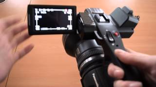 Panasonic ag ac90 video camera quick tutorialwalkaround [upl. by Lledraw]