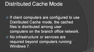 What is BranchCache [upl. by Severn]