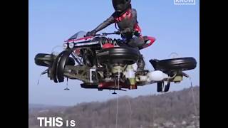 The Worlds First Flying Motorcycle  Lazareth LMV 496 by Arun belur [upl. by Laflam]