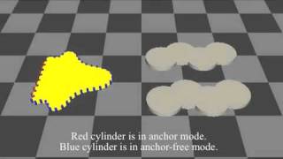 A softbodied amoeboid robot Slimy simulated resultmp4 [upl. by Annabal392]